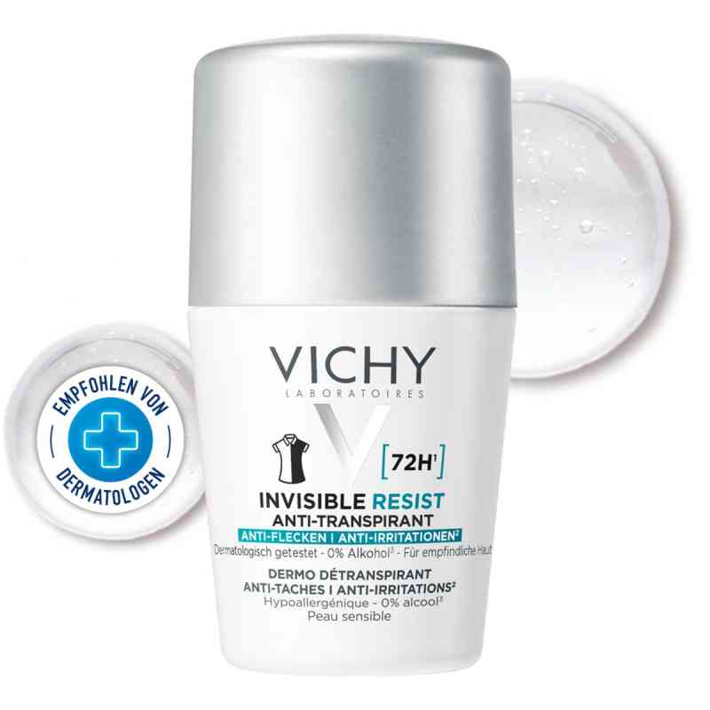 Vichy Deo Roll-on 72h Anti-Flecken 50 ml von L'Oreal Deutschland GmbH Geschäftsbereich VICHY PZN 19073473