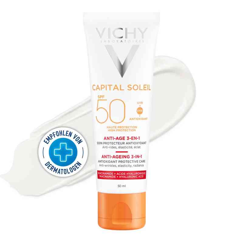 Vichy Ideal Soleil Anti-age Creme Lsf 50 50 ml von L'Oreal Deutschland GmbH Geschäftsbereich VICHY PZN 13828953