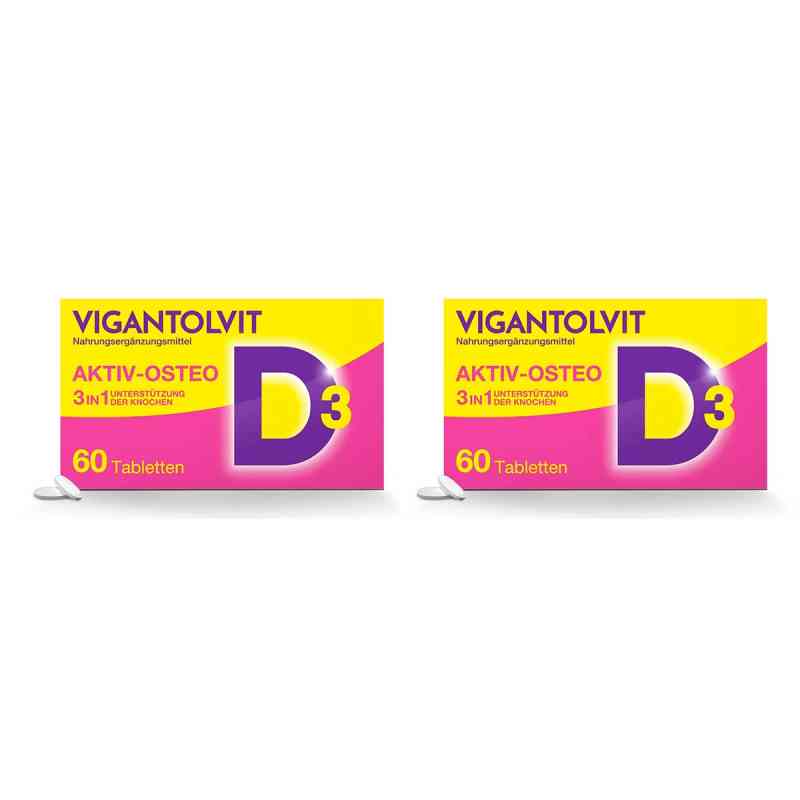 Vigantolvit Vitamin D3 K2 Calcium Filmtabletten 2x60 stk von WICK Pharma - Zweigniederlassung der Procter & Gam PZN 08101108