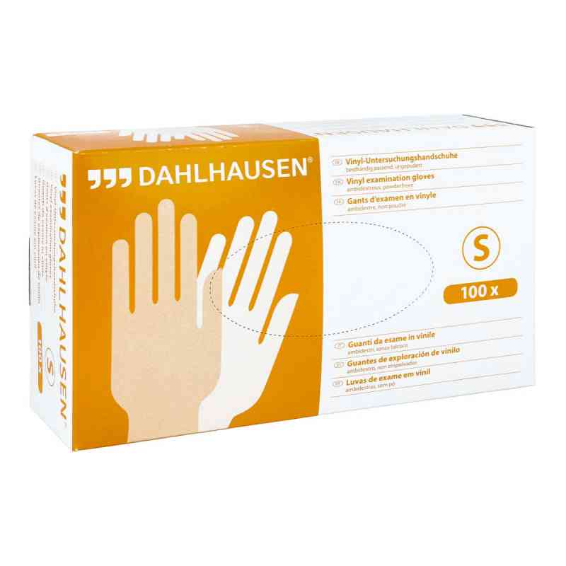 Vinyl Handschuhe ungepudert Größe s 100 stk von P.J.Dahlhausen & Co.GmbH PZN 07485667