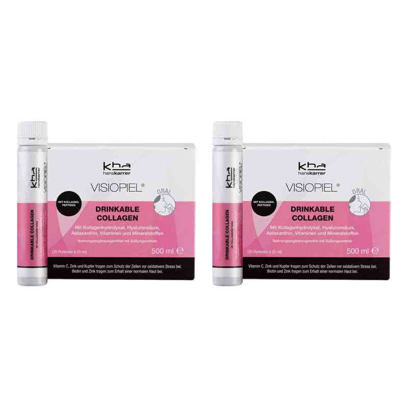 Visiopiel Drinkable Collagen 2x20X25 ml von Hans Karrer GmbH PZN 08105025