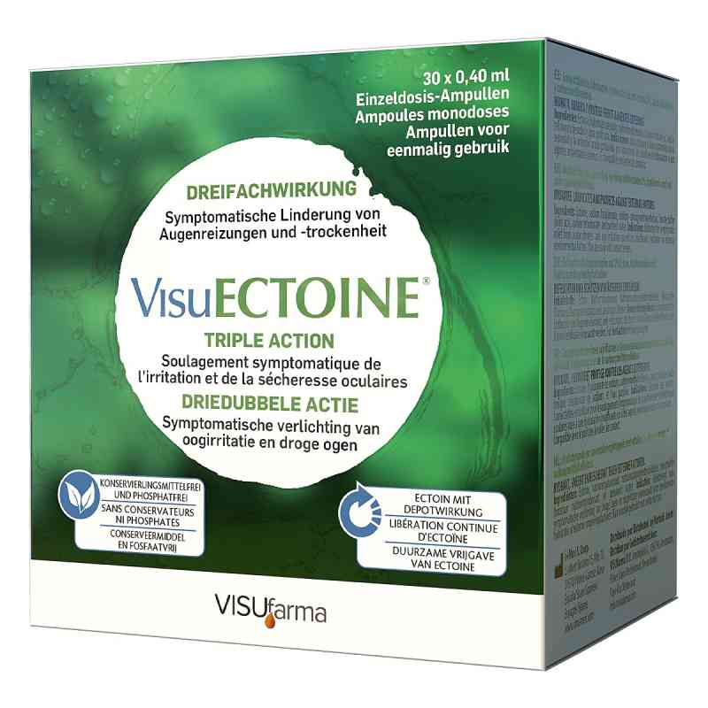 Visuectoine Augentropfen 30X0.4 ml von VISUfarma B.V. PZN 17394032