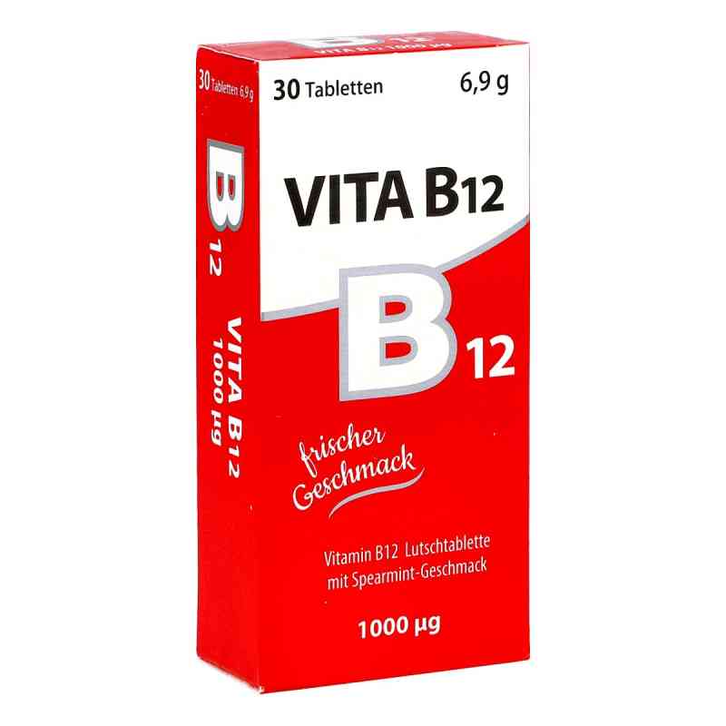 Vita B12 1000 Μg Laktosefr.glutenfr.vegan Lut.-t. 30 stk von Blanco Pharma GmbH PZN 17568271