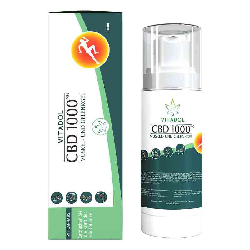 Vitadol CBD 1000 Muskel- und Gelenkgel 100 ml von Endower GmbH PZN 17944797