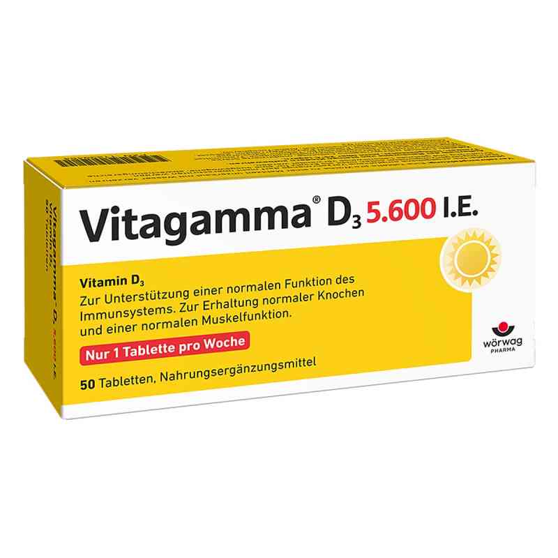 Vitagamma D3 5.600 I.e. Vitamin D3 Nem Tabletten 50 stk von Wörwag Pharma GmbH & Co. KG PZN 11239454