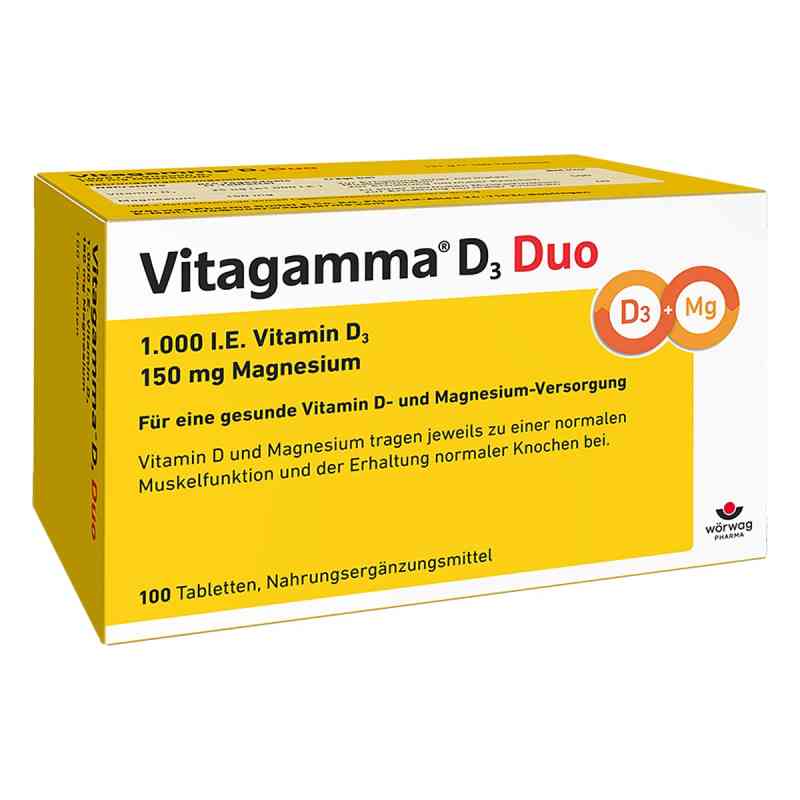 Vitagamma D3 Duo 1.000 I.e Vitamine d3 150mg Magnes.nem 100 stk von Artesan Pharma GmbH & Co.KG PZN 11141206