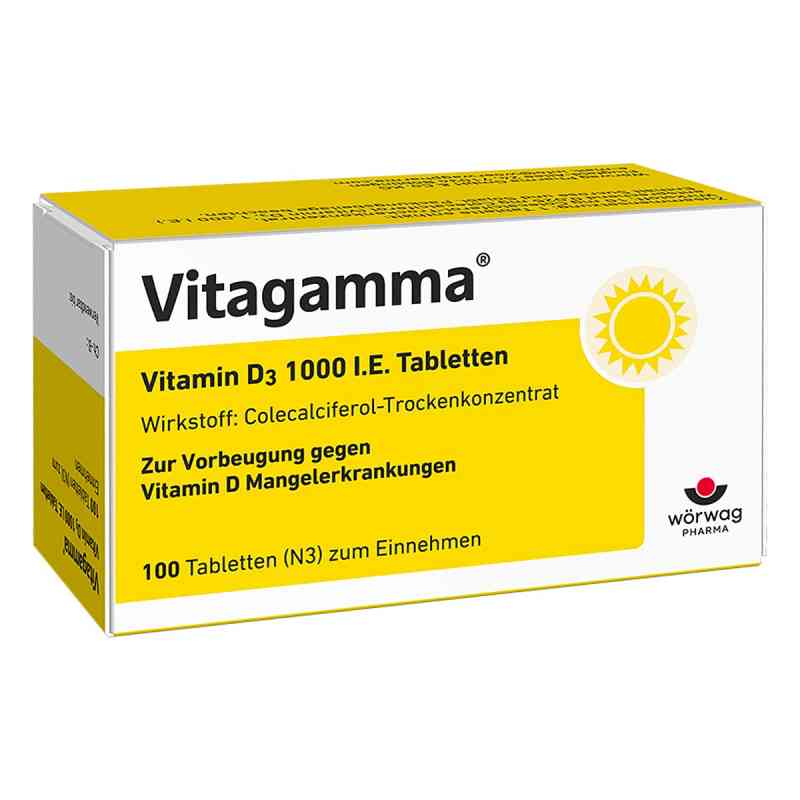 Vitagamma Vitamin D3 1000 I.E. Tabletten 100 stk von Wörwag Pharma GmbH & Co. KG PZN 01486045