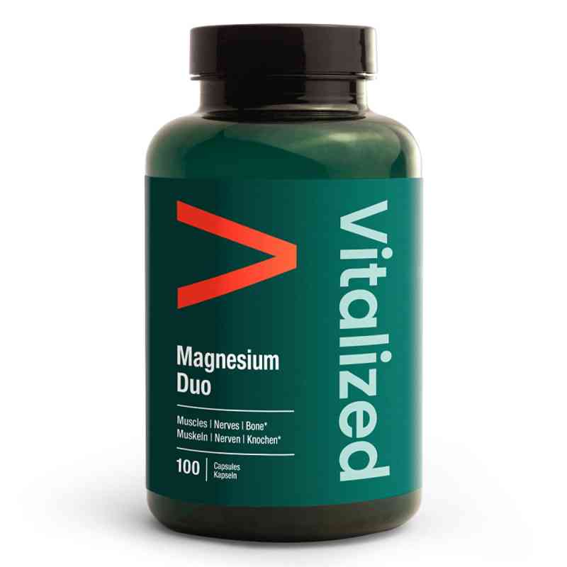 Vitalized Magnesium Duo Kapseln 100 stk von Vitalized B.V. PZN 20109638