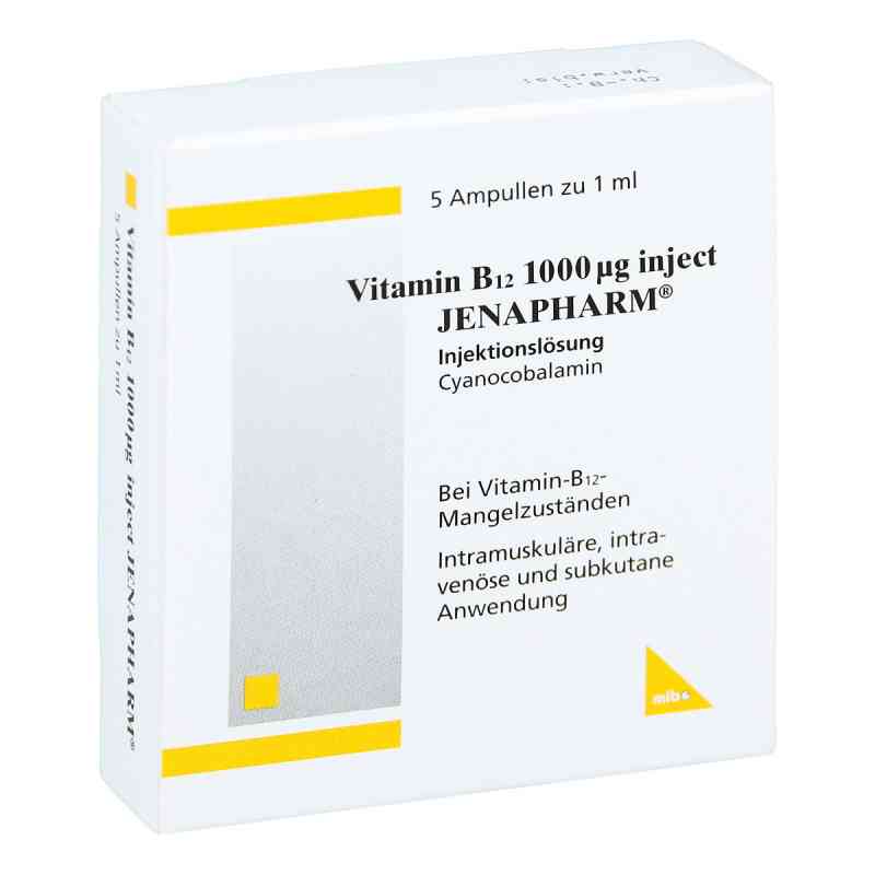 Vitamin B12 1000 [my]g Inject Jenapharm Ampullen 5 stk von MIBE GmbH Arzneimittel PZN 07146988