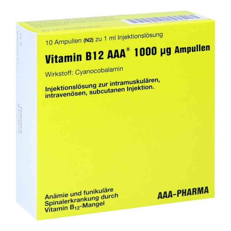 Vitamin B12 Aaa 1000 [my]g Ampullen 10X1 ml von AAA - Pharma GmbH PZN 04082176