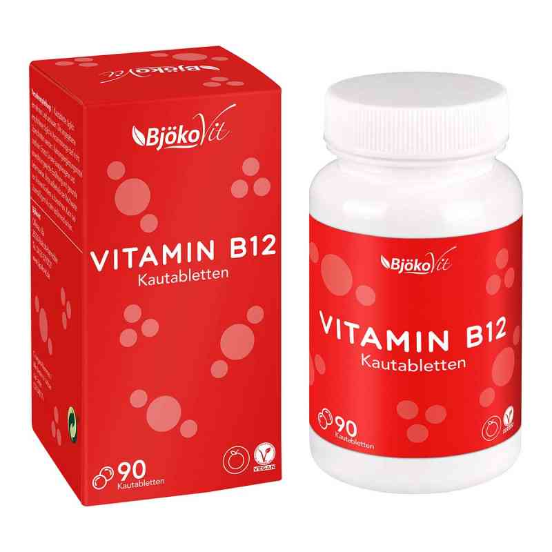Vitamin B12 Kautabletten 90 stk von BjökoVit Björn Kolbe PZN 11486371