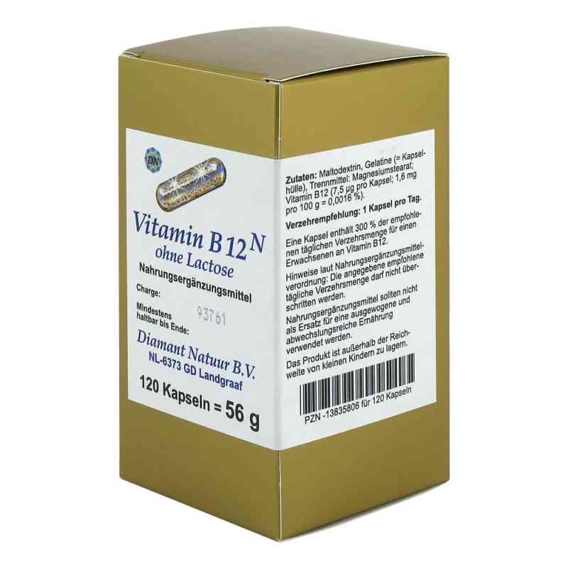 Vitamin B12 N Kapseln 120 stk von FBK-Pharma GmbH PZN 13835806