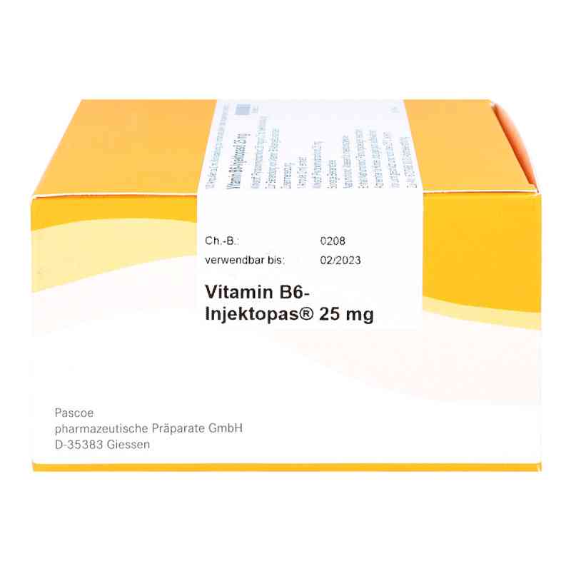 Vitamin B6 Injektopas 25 mg Injektionslösung 100X2 ml