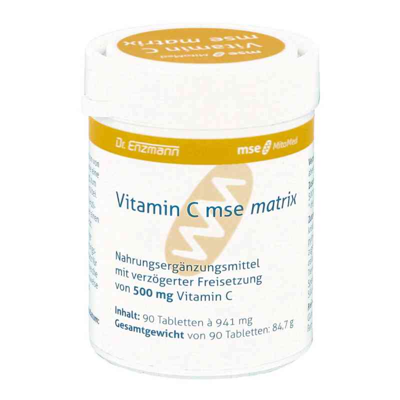 Vitamin C Mse Matrix Tabletten 90 stk von MSE Pharmazeutika GmbH PZN 01046607