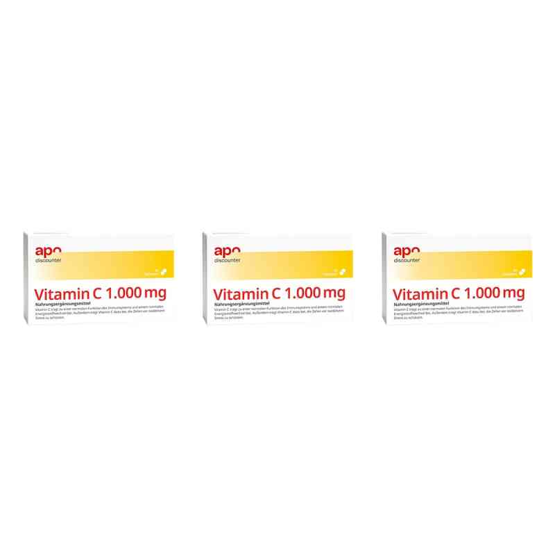 Vitamin C Tabletten 1000 mg 3x 60 stk günstig bei