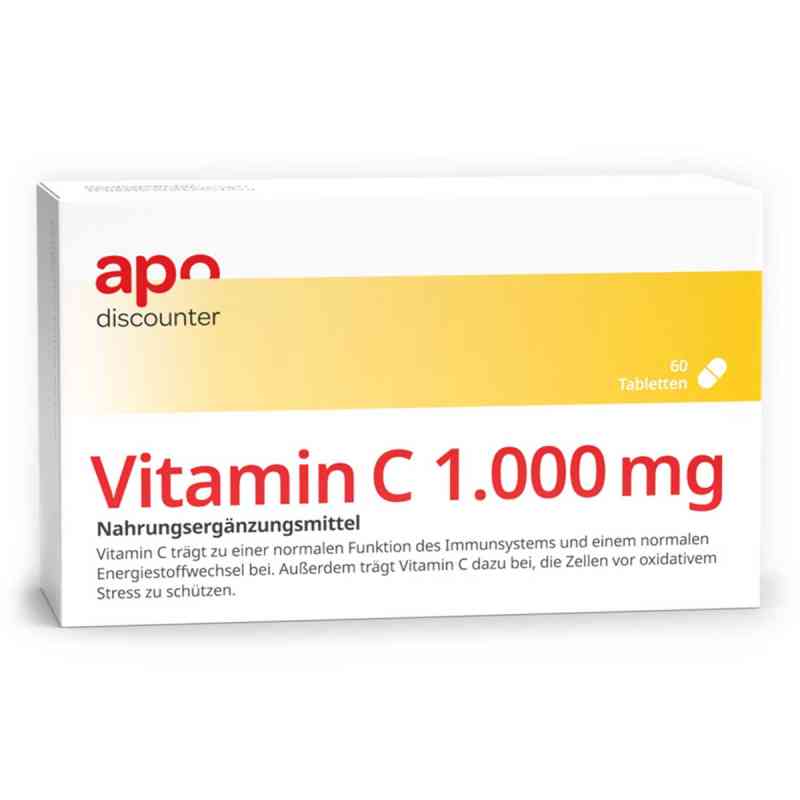 Vitamin C Tabletten 1000 mg von apodiscounter 60 stk von apo.com Group GmbH PZN 16656889