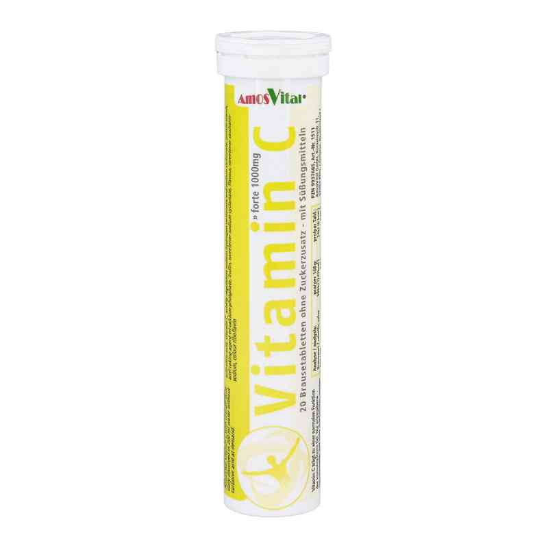 Vitamin C1000 mg Amosvital Brausetabletten 20 stk von AMOSVITAL GmbH PZN 09937665
