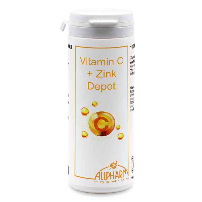 Vitamin C+zink Depot Kapseln 100 stk von ALLPHARM Vertriebs GmbH PZN 03401107