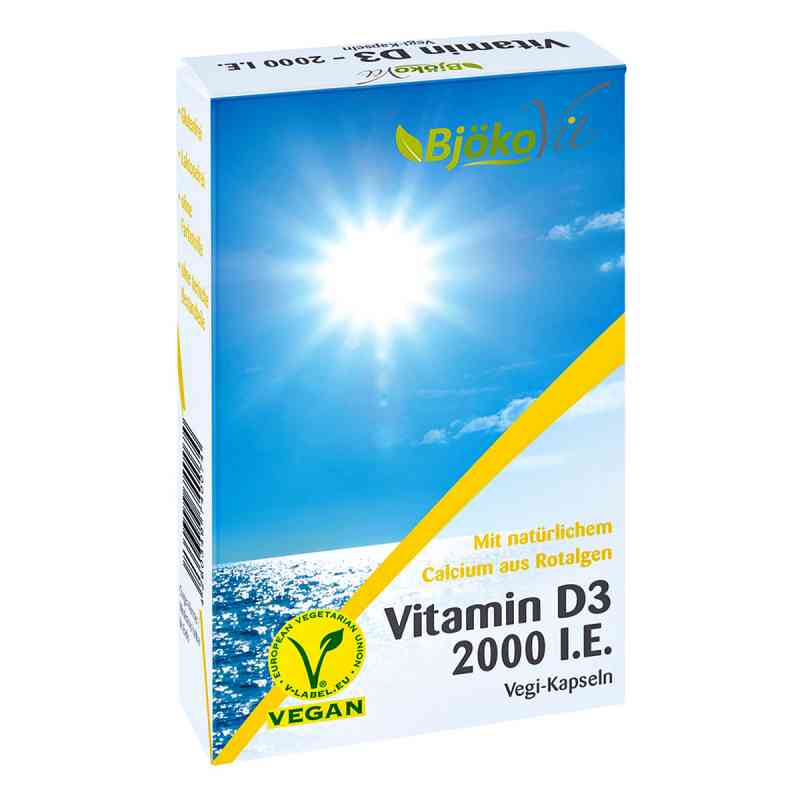 Vitamin D3 2.000 I.e. Vegi Kapseln 60 stk von Kolbe Nutrition GmbH PZN 11023228