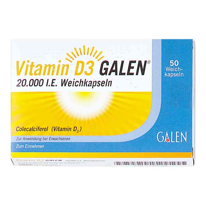 Vitamin D3 Galen 20.000 I.e. Weichkapseln 50 stk