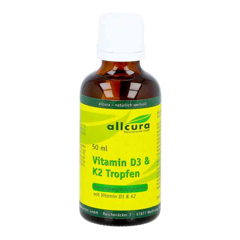 Vitamin D3 & K2 Tropfen 1000 I.e./20 [my]g je Trop 50 ml von allcura Naturheilmittel GmbH PZN 16739569