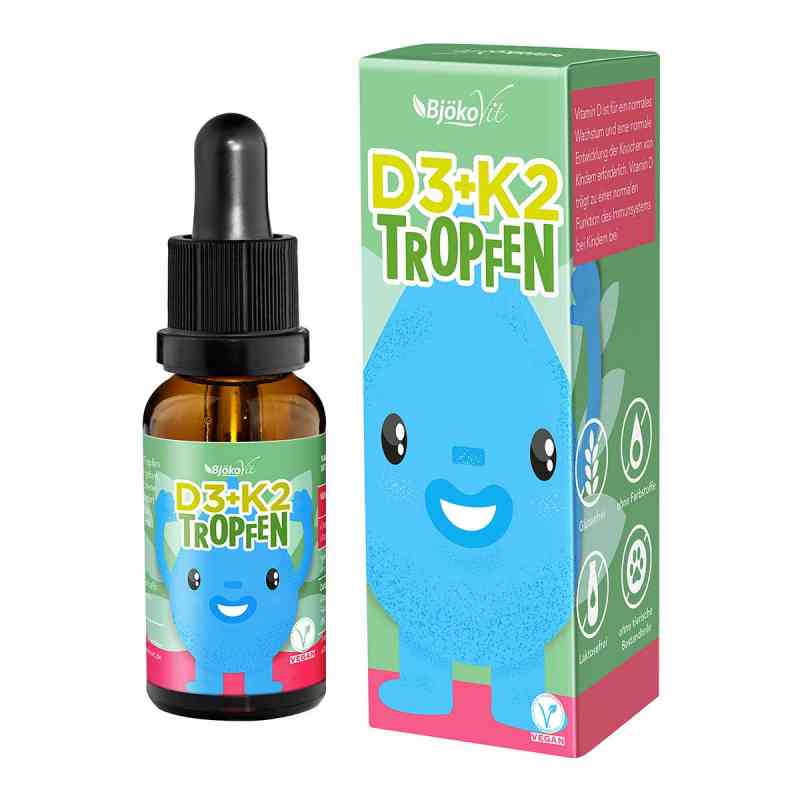 Vitamin D3+K2 Kinder Tropfen 10 ml von Kolbe Nutrition GmbH PZN 17636311