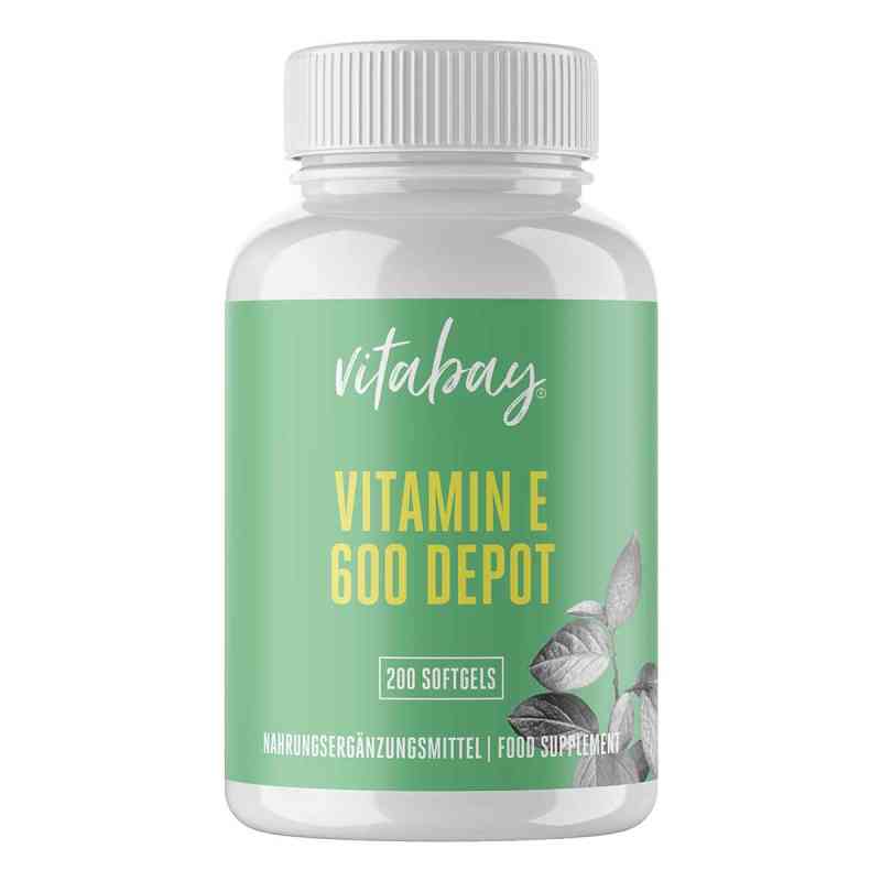 Vitamin E 600 I.E. Depot Vegan Hochdosiert Weichkapseln 200 stk von Vitabay CV PZN 18209746