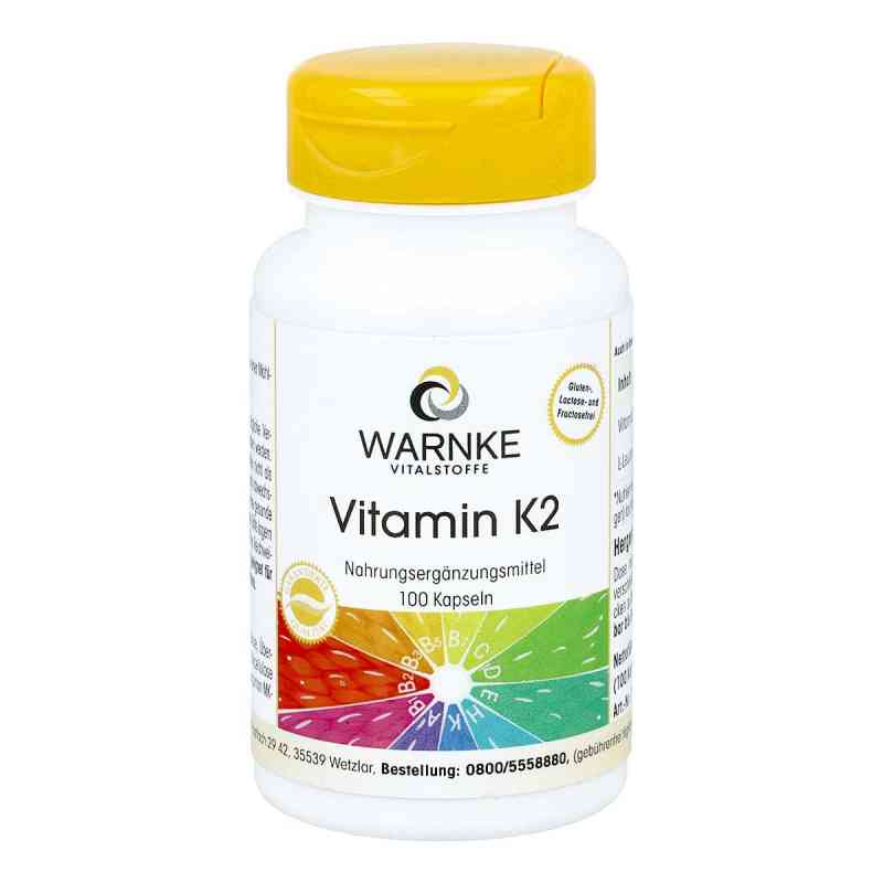 Vitamin K2 Kapseln 100 stk von Warnke Vitalstoffe GmbH PZN 10827798