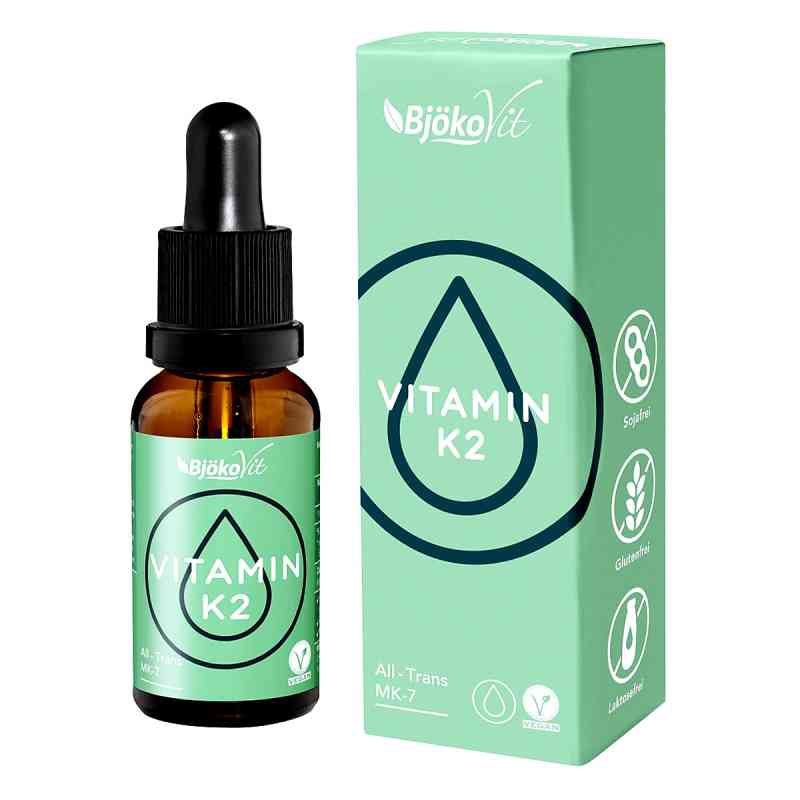 Vitamin K2 Mk7 all-trans 100 [my]g vegan Tropfen 20 ml von Kolbe Nutrition GmbH PZN 15634259
