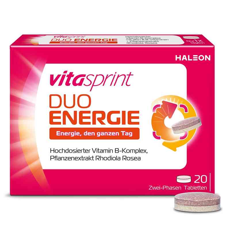 Vitasprint Duo Energie Tabletten 20 stk von Haleon Germany GmbH PZN 18760556