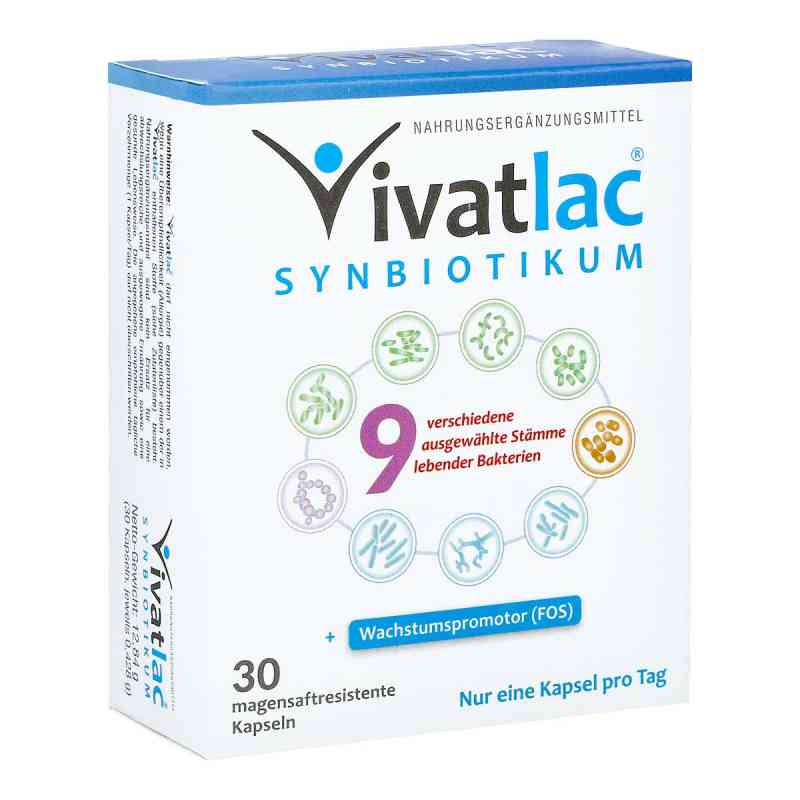 Vivatlac Synbiotikum Magensaftresistente Kapseln 30 stk von Vivatrex GmbH PZN 17195456