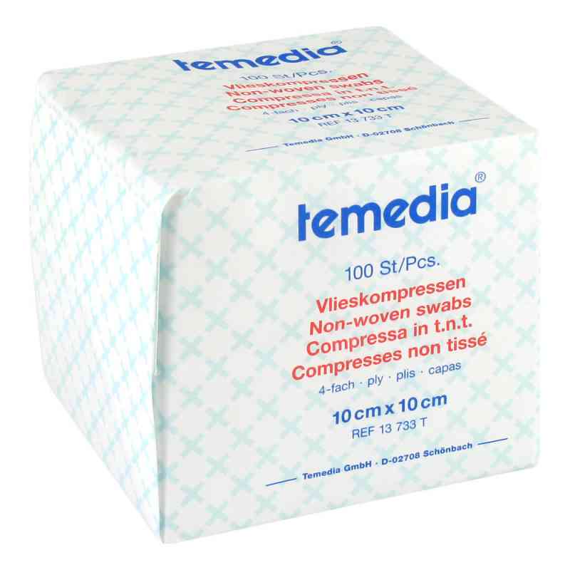 Vlieskompressen 10x10 cm unsteril 4fach 100 stk von Holthaus Medical GmbH & Co. KG PZN 07280735
