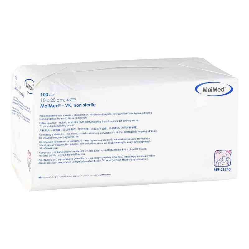 Vlieskompressen 10x20 cm unsteril 100 stk von MaiMed GmbH PZN 08889438