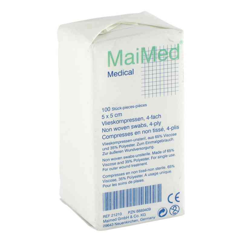 Vlieskompressen 5x5 cm unsteril 100 stk von MaiMed GmbH PZN 08889409