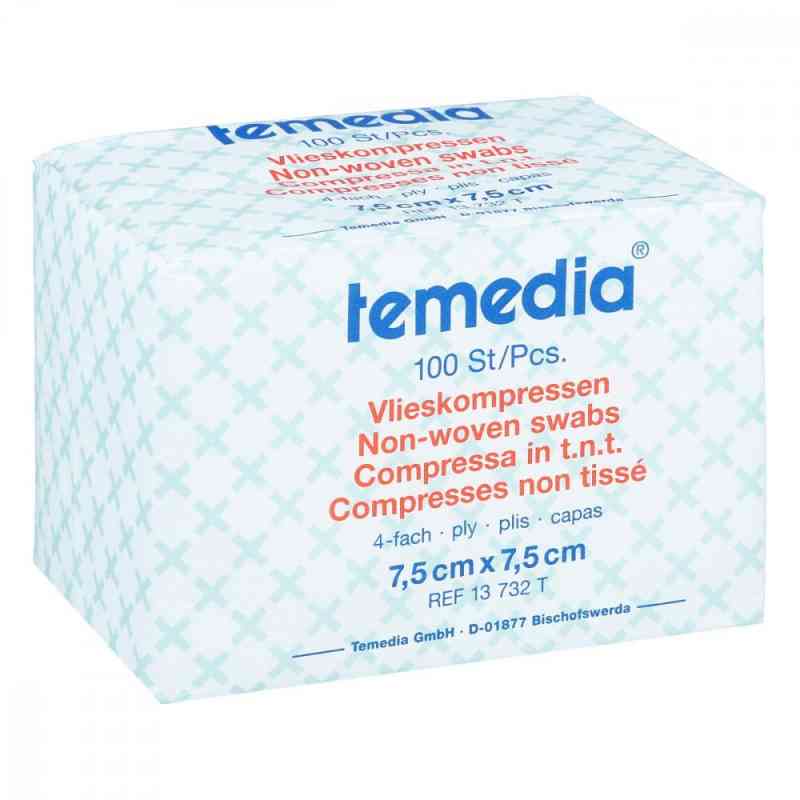 Vlieskompressen 7,5x7,5 cm unsteril 4fach 100 stk von Holthaus Medical GmbH & Co. KG PZN 07280729