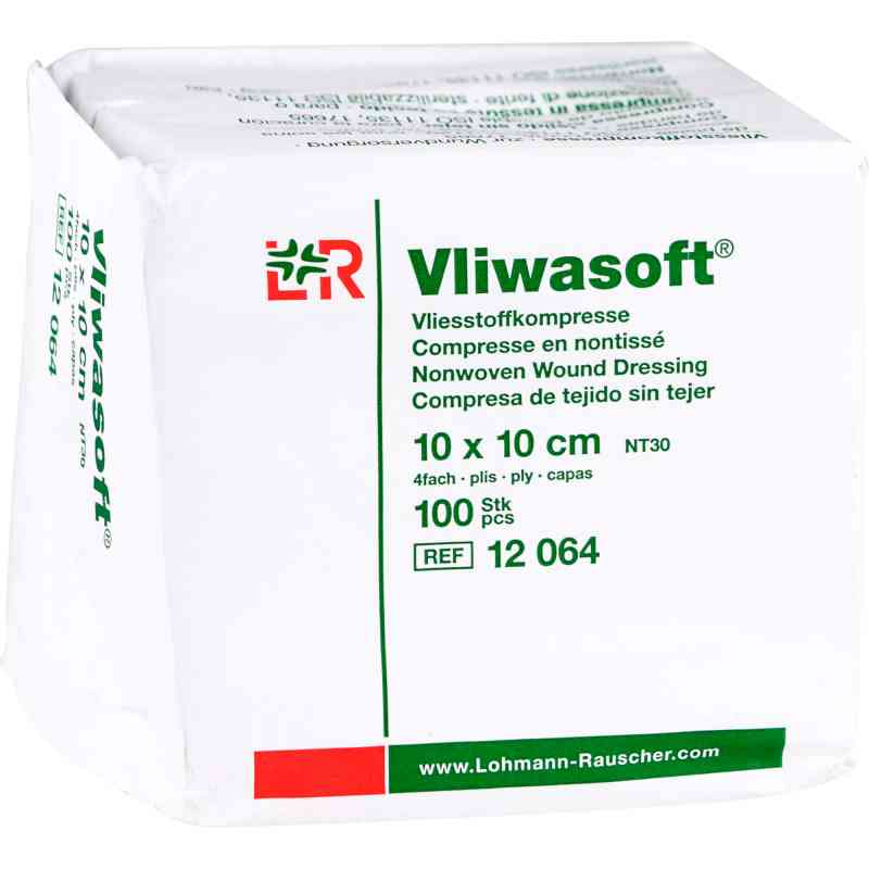 Vliwasoft Vlieskompressen 10x10 cm unsteril 4l. 100 stk von 1001 Artikel Medical GmbH PZN 15431527