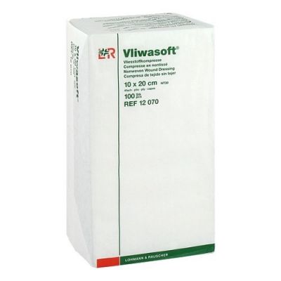 Vliwasoft Vlieskompressen 10x20 cm unsteril 4l. 100 stk von Lohmann & Rauscher GmbH & Co.KG PZN 03806956