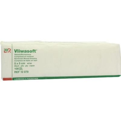 Vliwasoft Vlieskompressen 5x5 cm unsteril 6l. 100 stk von Lohmann & Rauscher GmbH & Co.KG PZN 08900915
