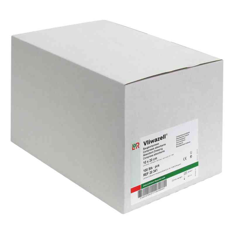 Vliwazell Saugkompressen 10x20 cm unsteril 100 stk von Lohmann & Rauscher GmbH & Co.KG PZN 00809658