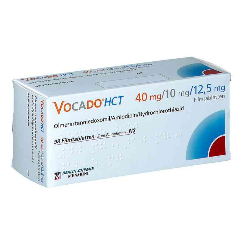 Vocado Hct 40 mg/10 mg/12,5 mg Filmtabletten 98 stk von BERLIN-CHEMIE AG PZN 07382074
