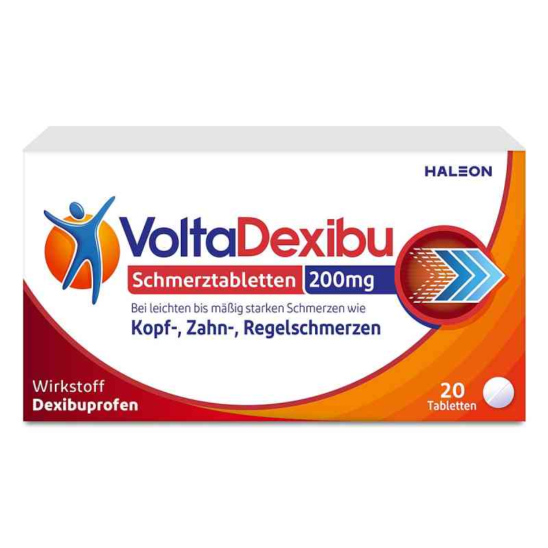 VoltaDexibu Schmerztabletten Dexibuprofen 200 mg 20 stk von Haleon Germany GmbH PZN 19208424