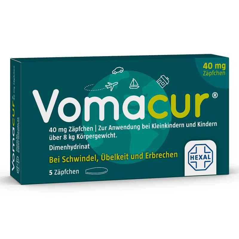 Vomacur® 40 mg Zäpfchen 5 stk von Hexal AG PZN 03879613