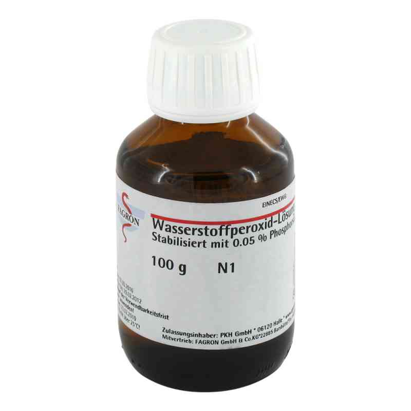 Wasserstoffperoxid Lösung 3% 100 g von Fagron GmbH PZN 01055641
