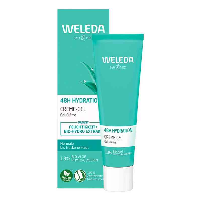 Weleda 48H Hydration Creme-Gel 30 ml von WELEDA AG PZN 19179763