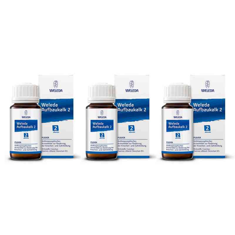 Weleda Aufbaukalk 2 Pulver 3x45 g von WELEDA AG PZN 08104182
