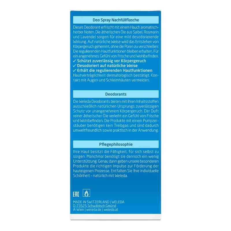 Weleda Deo Spray Salbei Nachfüllflasche – 6 X 200 Ml, Natürliche Geruchshemmung