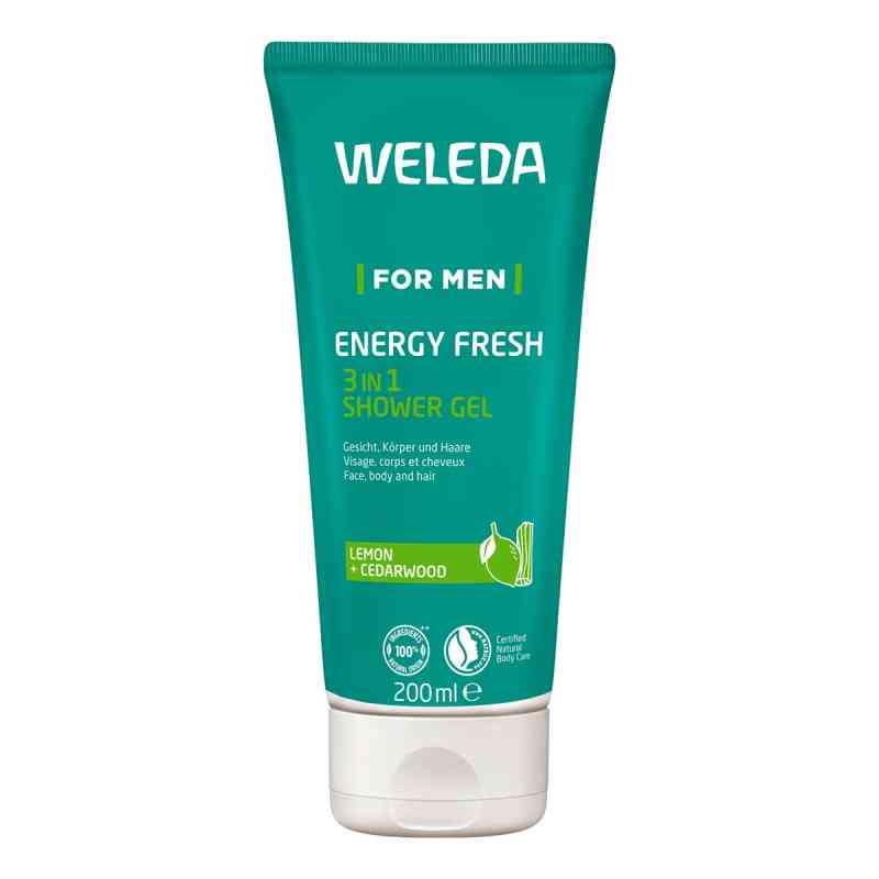 Weleda For Men Energy Fresh 3in1 Shower Gel 200 ml von WELEDA AG PZN 18471266