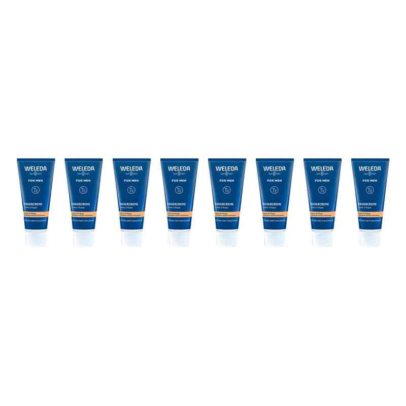 Weleda For Men Rasiercreme 8x75 ml von WELEDA AG PZN 08104172