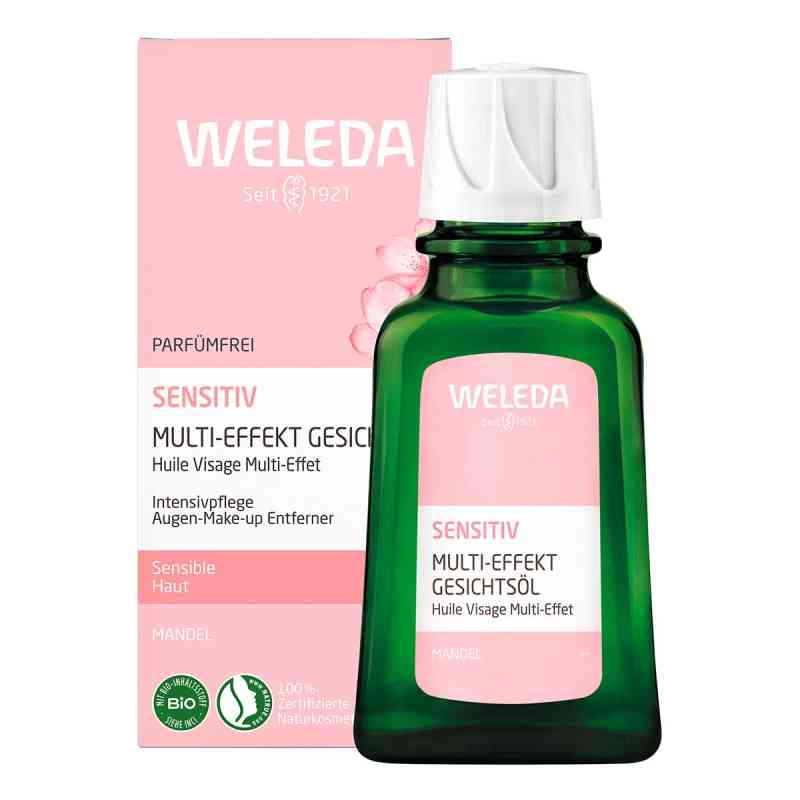 Weleda Sensitiv Multi-Effekt Gesichtsöl Mandel 50 ml von WELEDA AG PZN 19179792