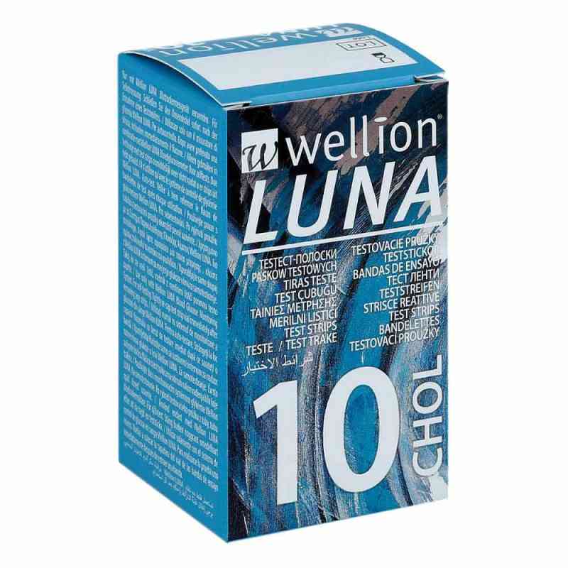 Wellion Luna Cholesterinteststreifen 10 stk von Med Trust GmbH PZN 00866053